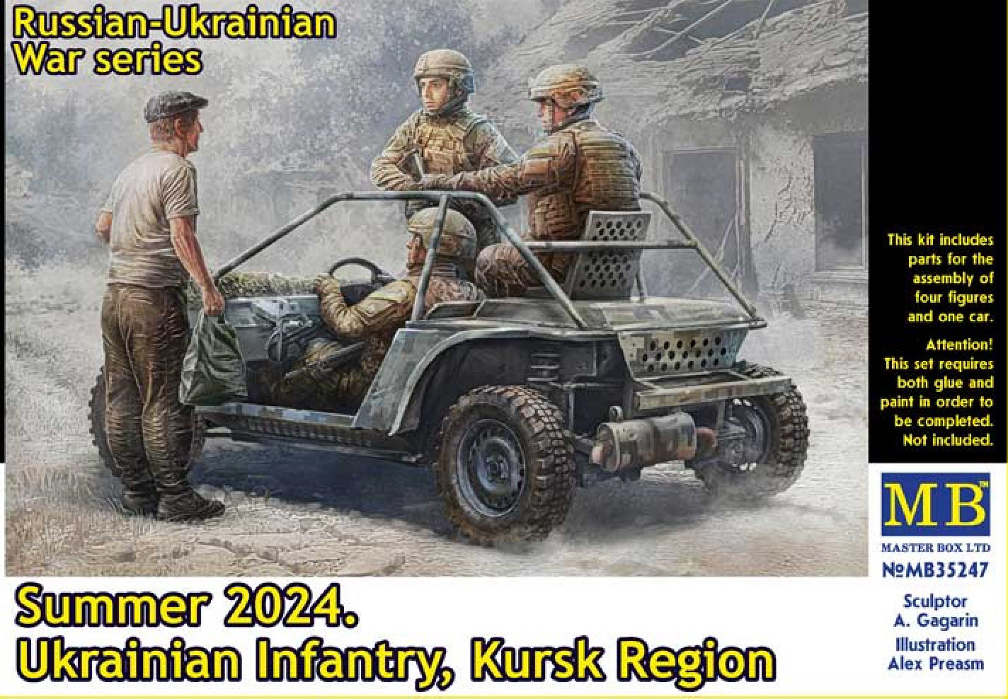 Masterbox 1:35 - Mongoose, Ukrainian Infantry, Kursk
