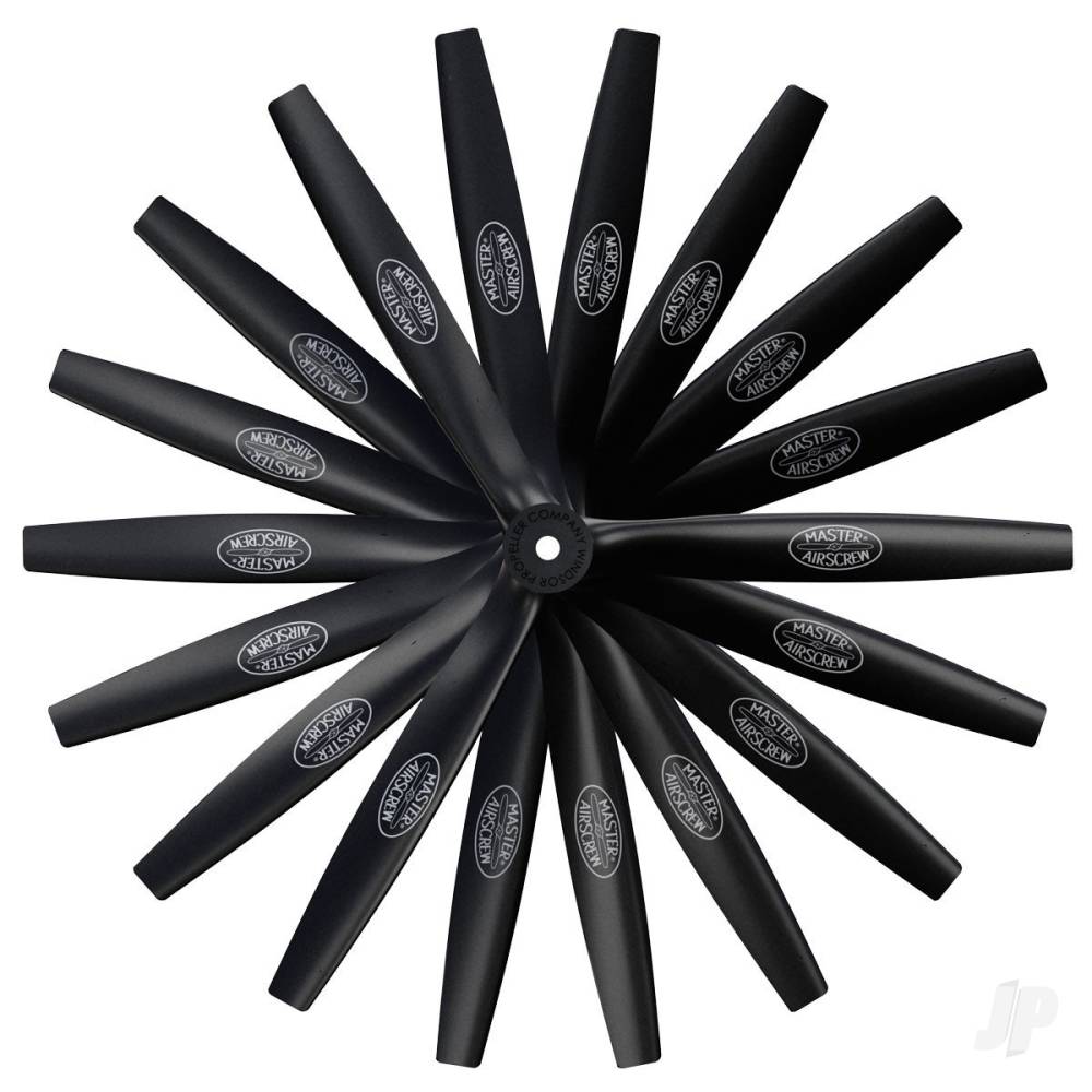 Master Airscrew 13x12 3-Blade Propeller Black MAS3B13X12N01 6