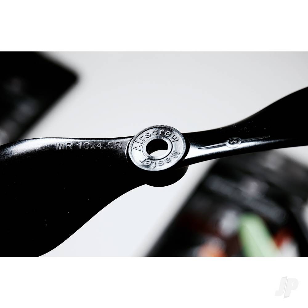 Master Airscrew 3MR Series - 3-Blade 9x4.5 Propeller (CW) Rev./Pusher Black MAS3M09X45RB1