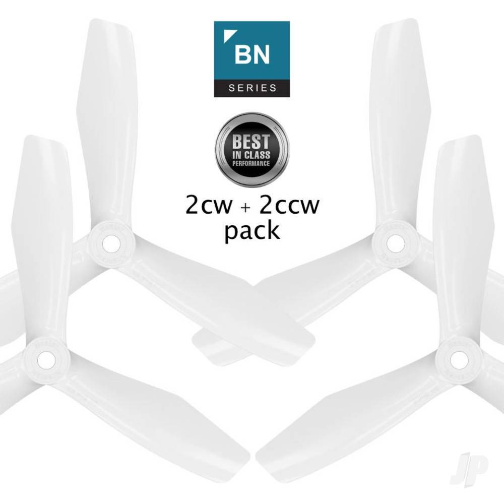 Master Airscrew 5x4.5 BN 3-Blade FPV Propeller Set x4 White MAS3N05X45SW4 1