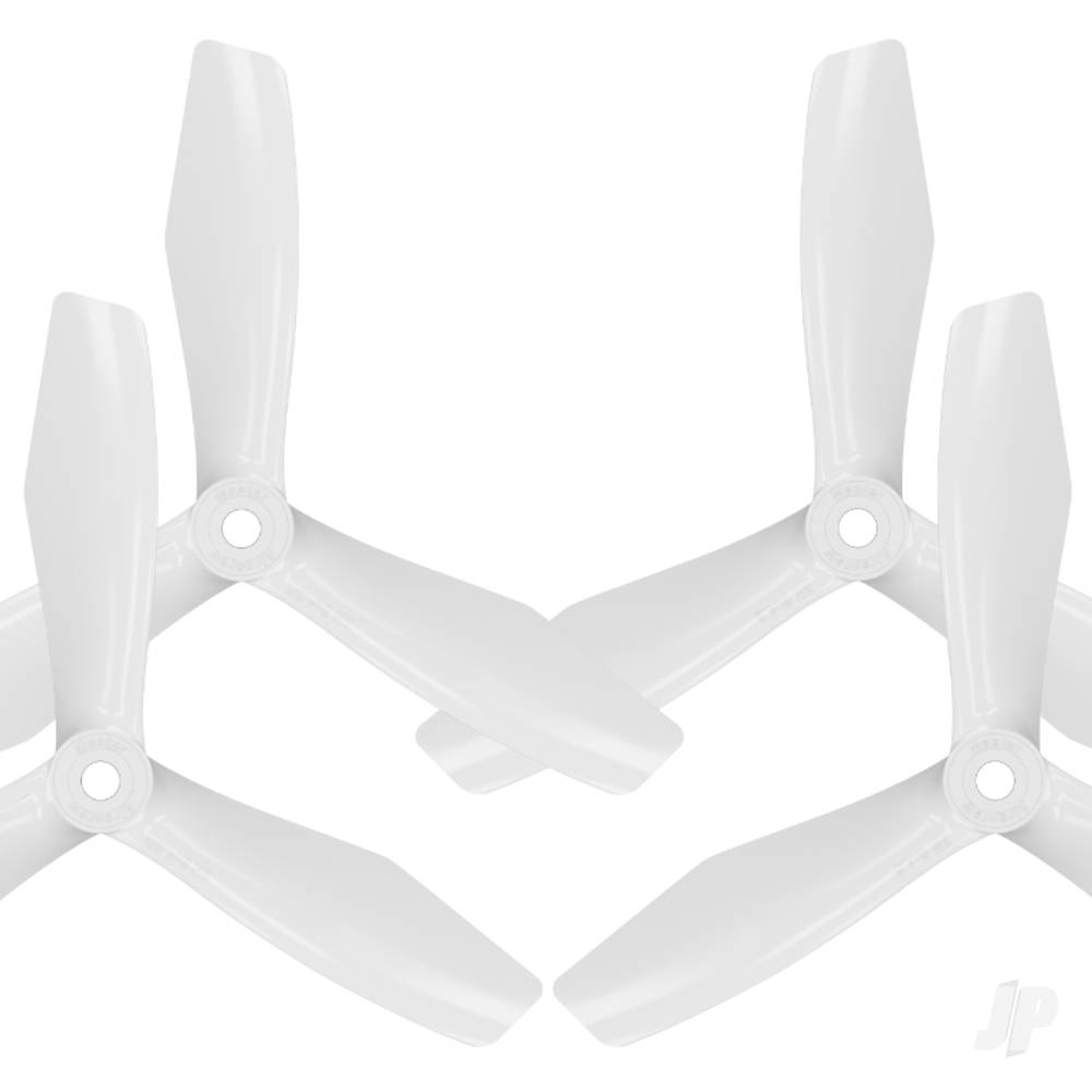 Master Airscrew 5x4.5 BN 3-Blade FPV Propeller Set x4 White MAS3N05X45SW4 Main