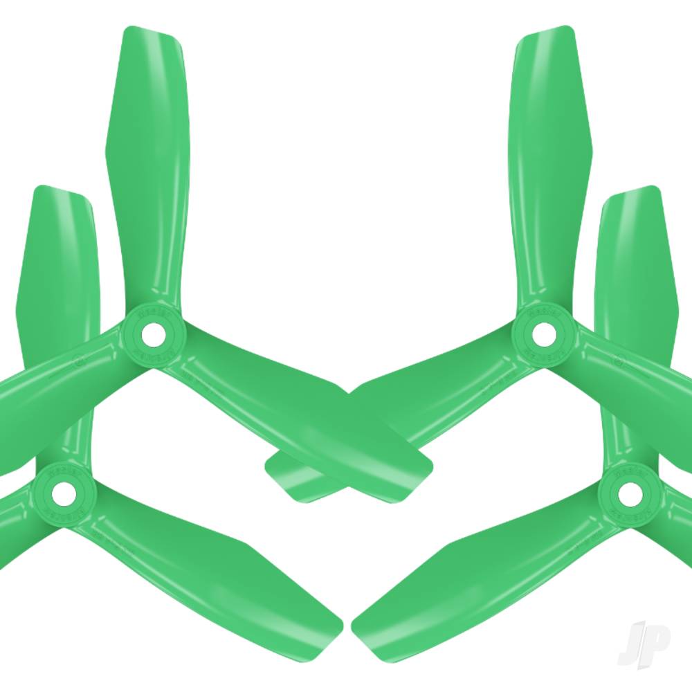 Master Airscrew 6x4.5 BN 3-Blade FPV Propeller Set x4 Green MAS3N06X45SG4 Main