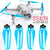 Master Airscrew MR-Air 2S -7.2x3.8 Prop Set x4 Blue MASA2S7238FL4 1