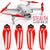 Master Airscrew MR-Air 2S -7.2x3.8 Prop Set x4 Red MASA2S7238FR4 1