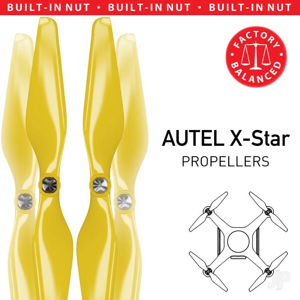 Master Airscrew 9.4x5 MR AU Propeller C Set x4 Amber Yellow for AUTEL X Star MASAU09450CY4 1