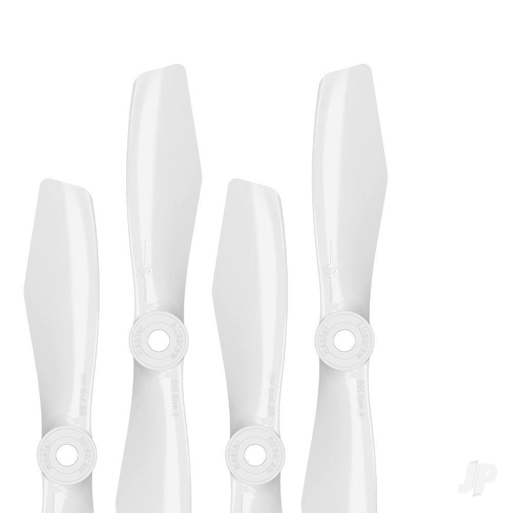 Master Airscrew 5x4.5 BN-FPV Bullnose Propeller Set 4x White MASBN05X45SW4 Main