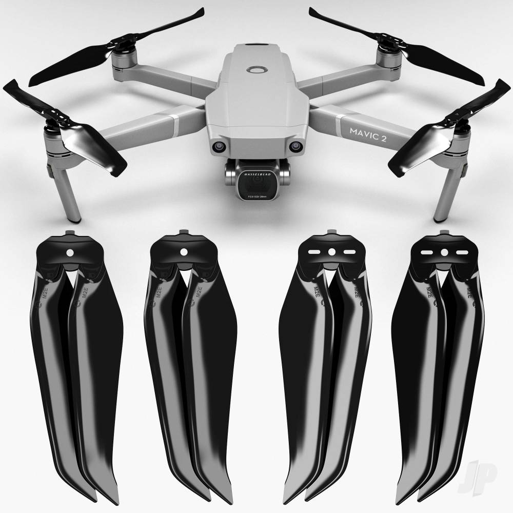 Master Airscrew DJI Mavic 2 STEALTH Upgrade Propellers, Black (8.9x4.9 F)  - MASM2E8949FB4 Main