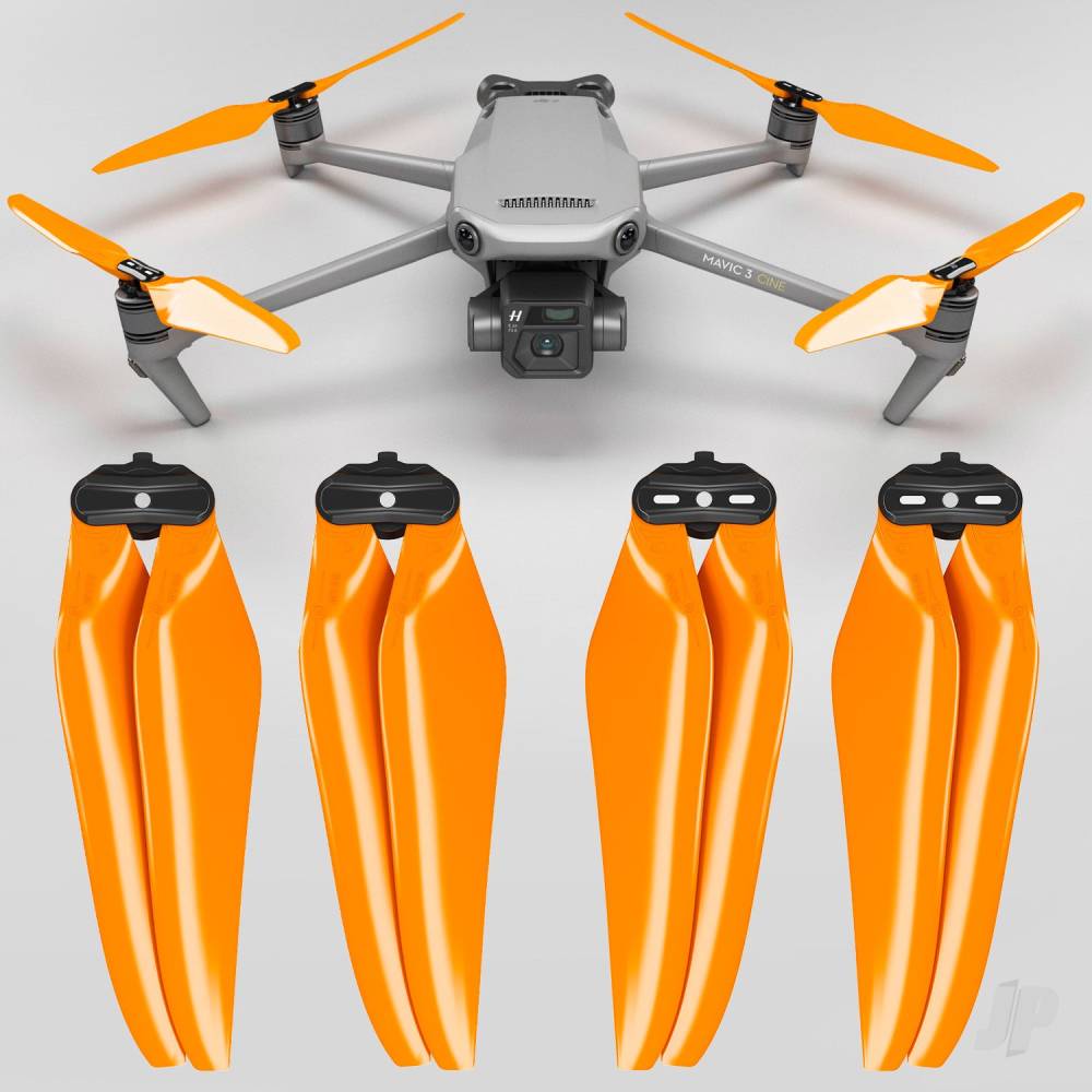 Master Airscrew Mavic 3 Stealth - 9.4x5.3 Prop F Set x4 Orange MASM3S9453FO4 Main