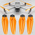 Master Airscrew Mavic 3 Stealth - 9.4x5.3 Prop F Set x4 Orange MASM3S9453FO4 Main