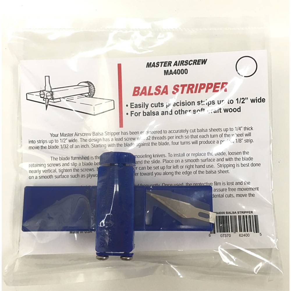 Master Airscrew Balsa Stripper (Up to 1/2 inch) MASMA4000 1