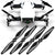 Master Airscrew 5.3x3.3 DJI Mavic Air STEALTH Upgrade Propeller Set, 4x Bl - MASMC05333SB4 1