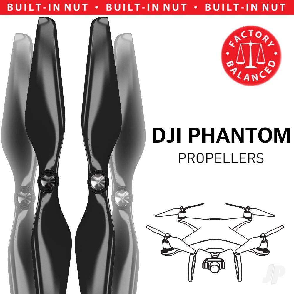 Master Airscrew 9.4x5 MR PH Propeller C Set x4 Black for DJI PHANTOM 1 4 g - MASPH09450CB4 1