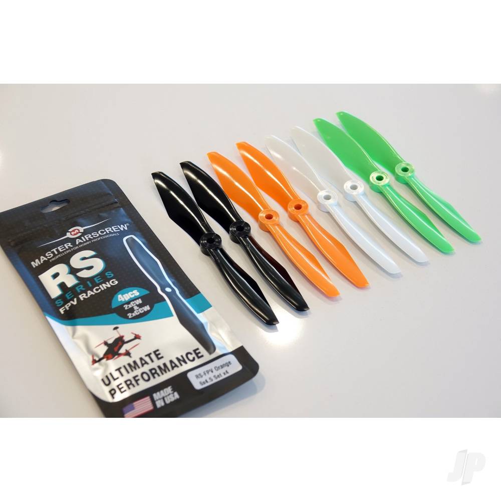 Master Airscrew 5x4.5 RS-FPV Racing Propeller Set 4x Green MASRS05X45SG4 5