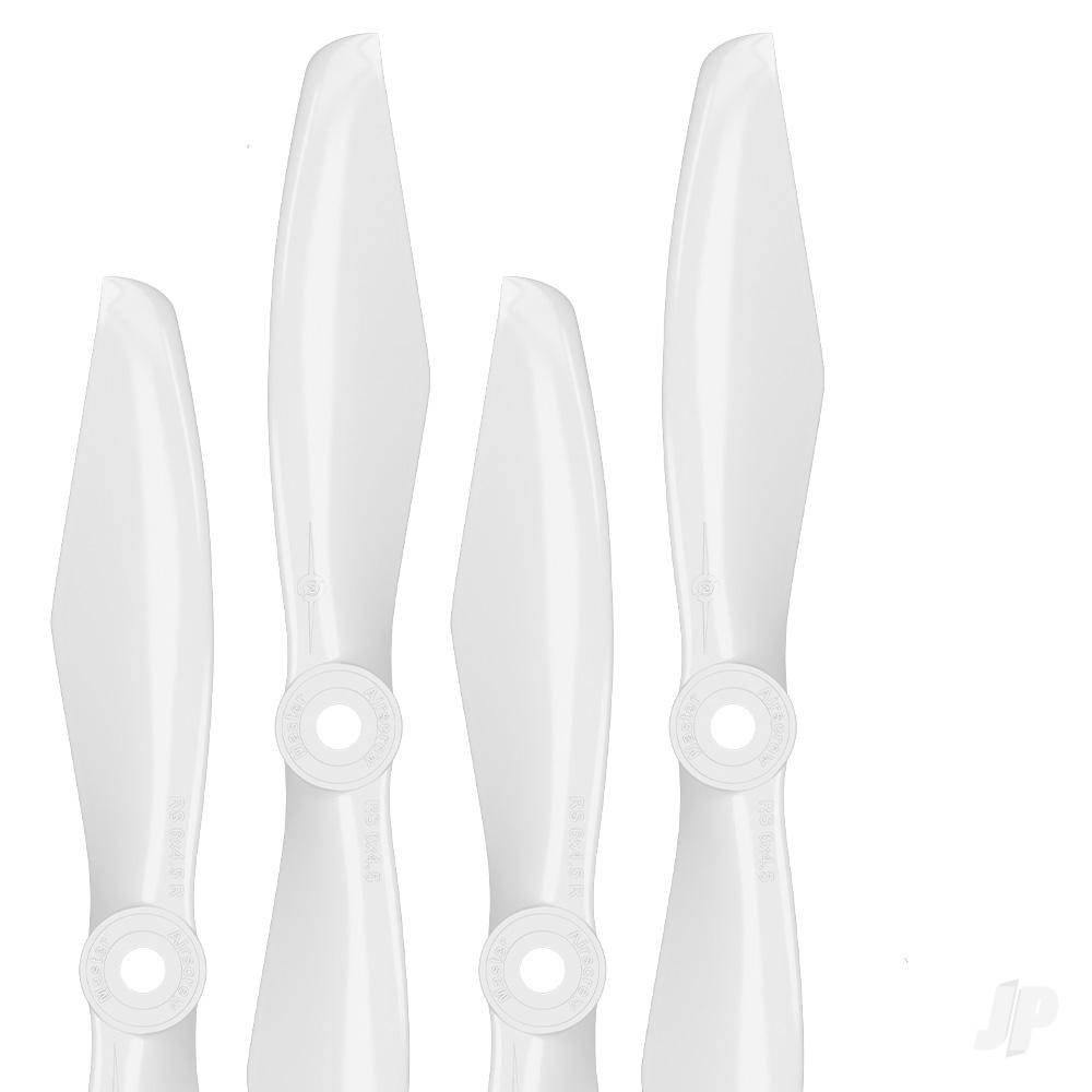 Master Airscrew 5x4.5 RS-FPV Racing Propeller Set 4x White MASRS05X45SW4 Main