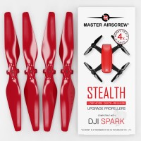 Master Airscrew 4.7x2.9 DJI Spark STEALTH Upgrade Propeller Set, 4x Red MASSP04729SR4 Main