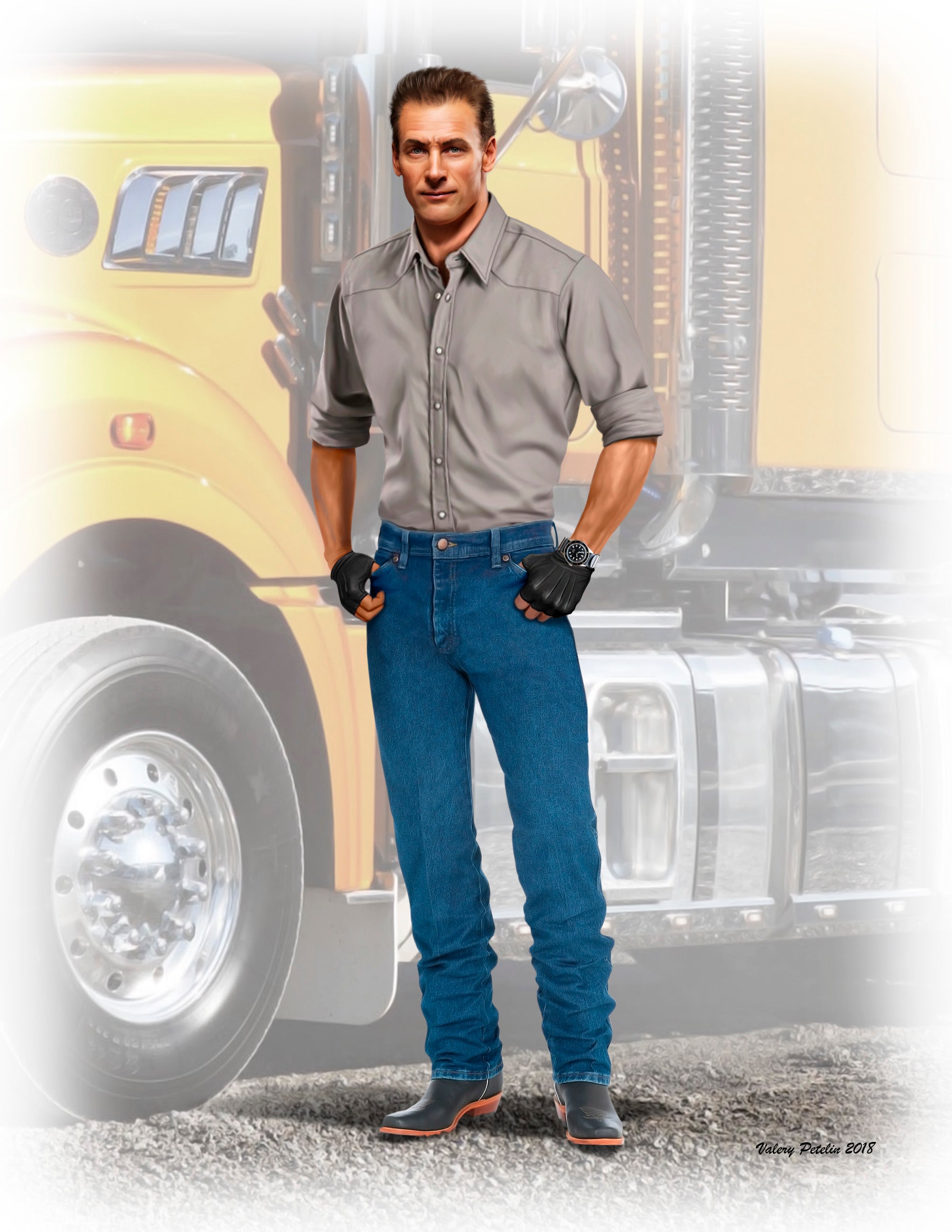 Masterbox 1:24 - Truckers Series Stan Long Haul