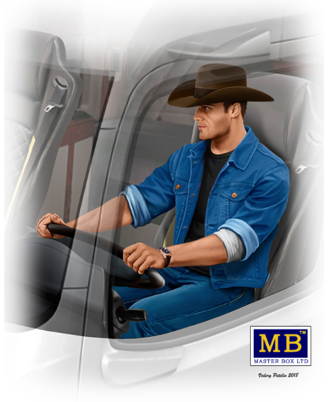 Masterbox 1:24 - Truckers Series Mike Barrington