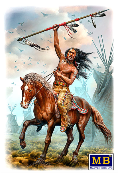 Masterbox 1:24 - Buffalo Hunter. Running Bear