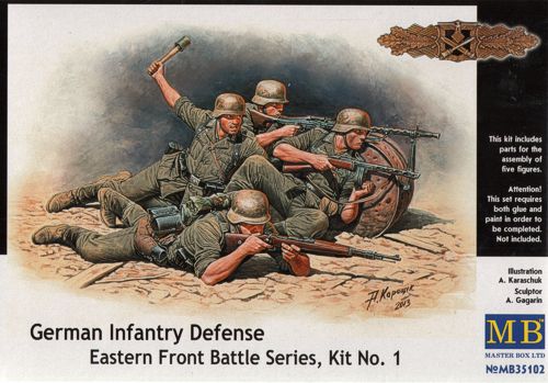 Masterbox 1:35 - German Infantry Eastern Front