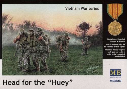 Masterbox 1:35 - Head for the Huey Vietnam War series