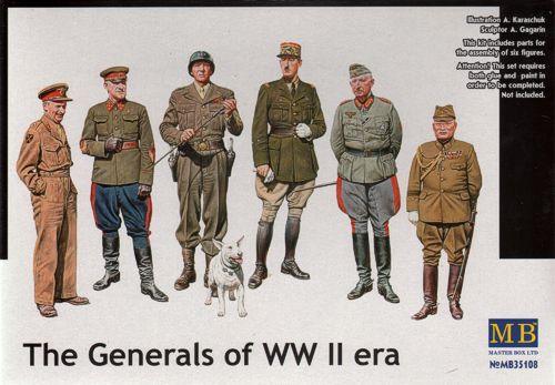 Masterbox 1:35 - The Generals of WWII