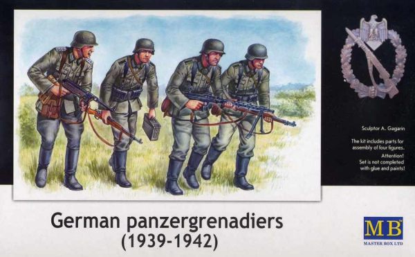 Masterbox 1:35 - German Panzergrenadiers (1939-1942)