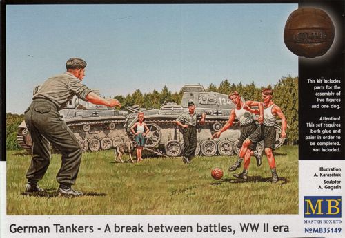 Masterbox 1:35 - German Tankers Break between Battles