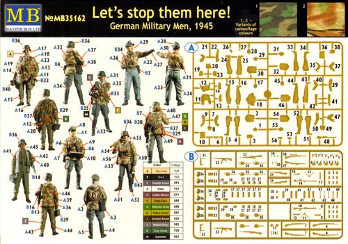 Masterbox 1:35 - German Soldiers 1945 Lets Stop Them .