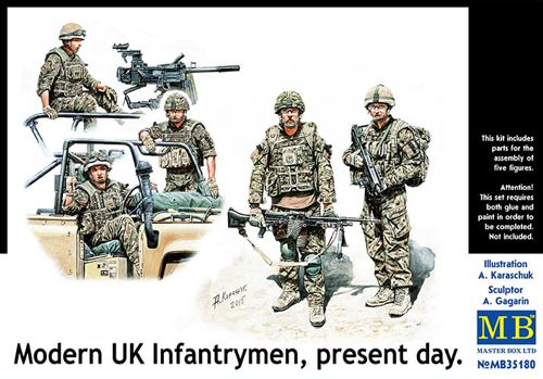 Masterbox 1:35 - Modern UK Infantrymen, present day
