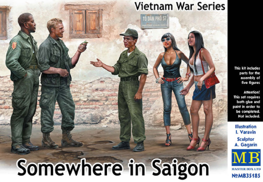 Masterbox 1:35 - Somewhere in Saigon, Vietnam War Series
