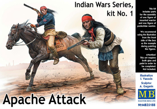 Masterbox 1:35 - Indian Wars Series Apache Attack