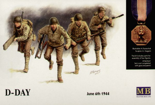 Masterbox 1:35 - US Rangers Normandy 1944