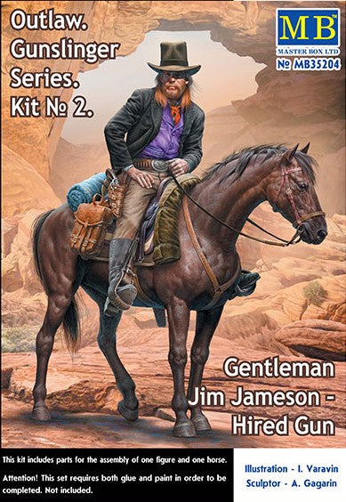 Masterbox 1:35 - Gunslinger 2 Gentleman Jim Jameson