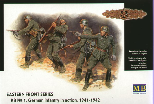Masterbox 1:35 - Eastern Front Series Kit. 1 German Infantry