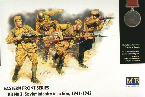 Masterbox 1:35 - Eastern Front Series Kit. 2 Soviet Infantry