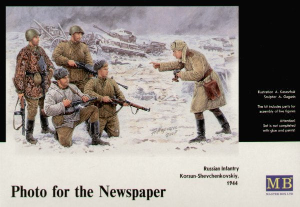 Masterbox 1:35 - Russian Infantry Korsun-Shevchen .1944