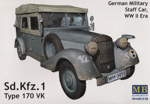 Masterbox 1:35 - Sd.Kfz.1 Type 170VK German Staff Car