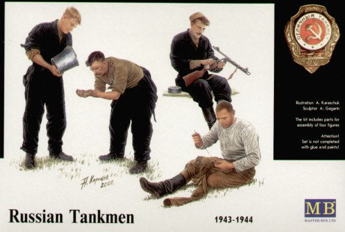 Masterbox 1:35 - Russian Tankmen Kursk 1943-1944