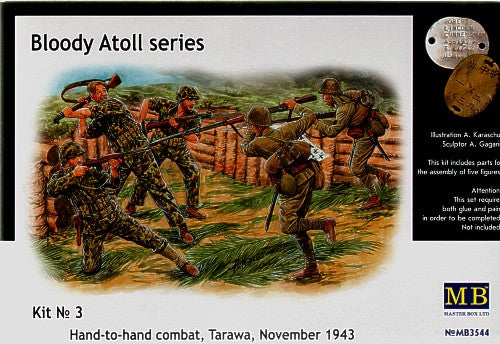 Masterbox 1:35 - Bloody Atoll Series. Kit No 3. Hand to Ha..