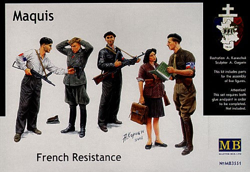 Masterbox 1:35 - French Resistance 'Maquis'