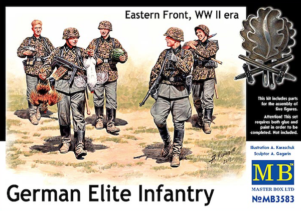 Masterbox 1:35 - German Elite Infantry Eastern Front WWII