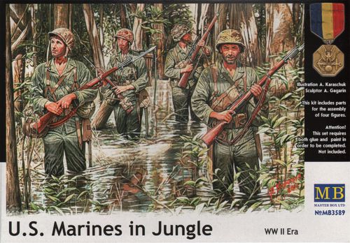 Masterbox 1:35 - US Marines in the Jungle WWII