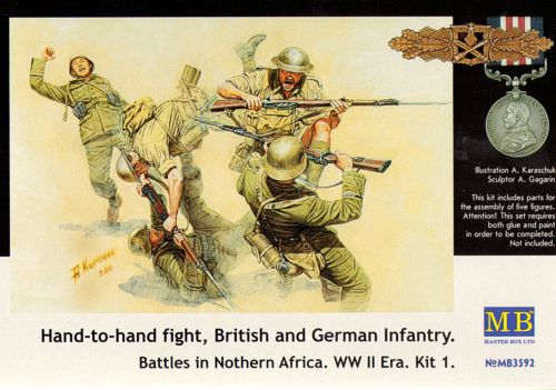Masterbox 1:35 - British and German Infantry North Africa