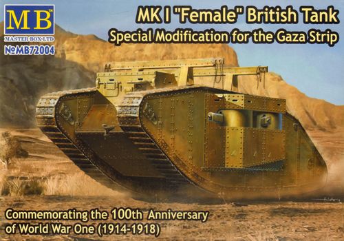 Masterbox 1:72 - Mk.I Female British Tank Special Mod. Gaza