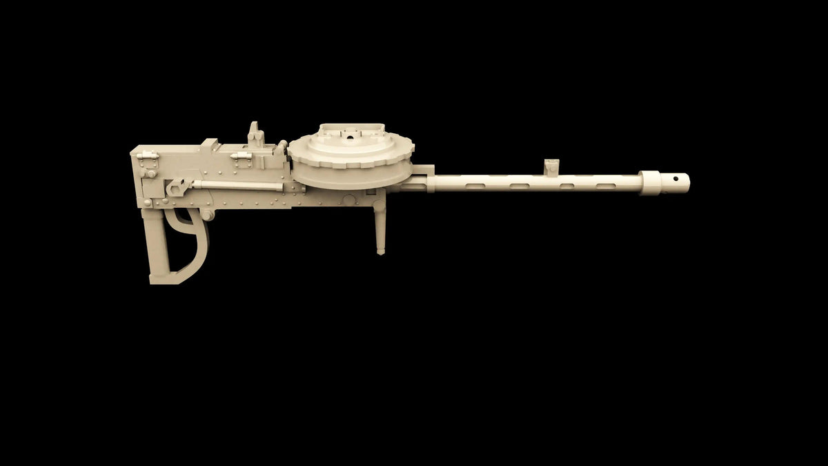 Te-1 Japanese Machine Gun (3D-Printed)