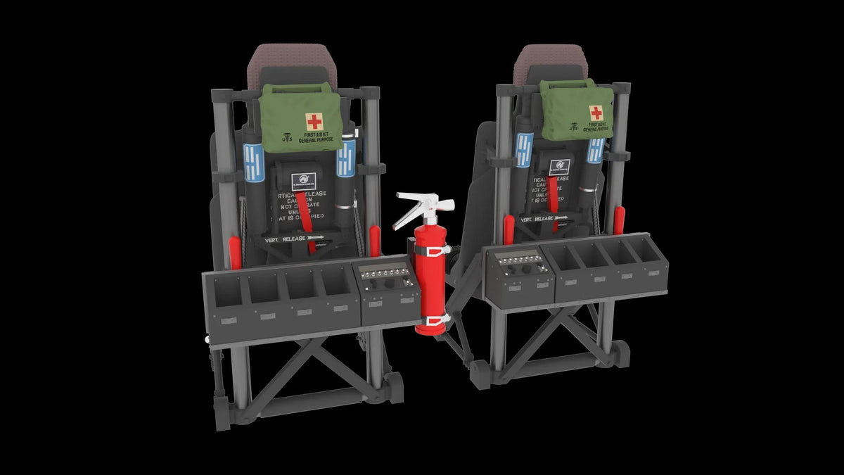Pilot seats for Sikorsky UH-60, SH-60, MH-60 late