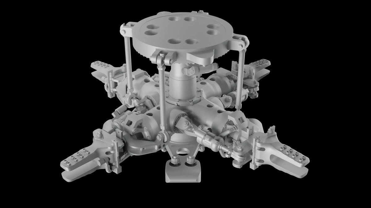 Sikorsky MH-60, UH-60, HH-60 Main rotor (designed to be used with ICM UA UK kits)