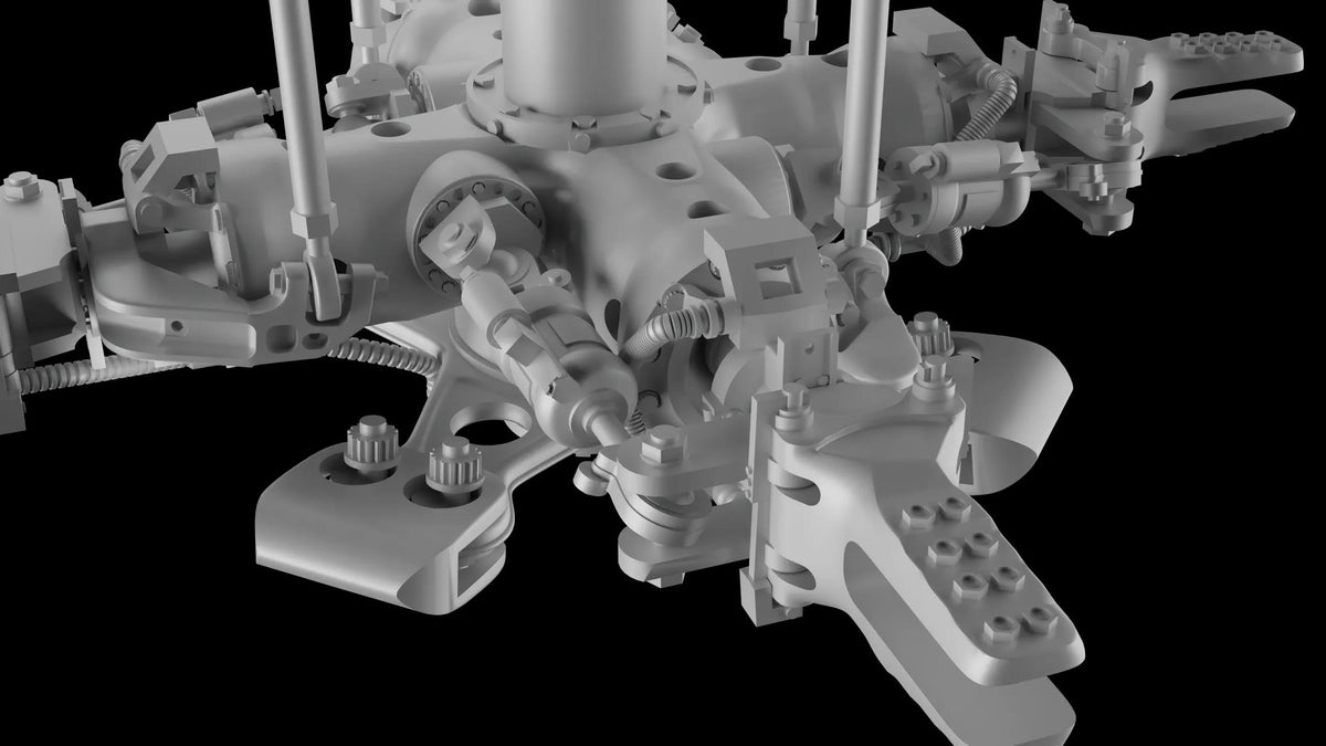Sikorsky MH-60, UH-60, HH-60 Main rotor (designed to be used with ICM UA UK kits)