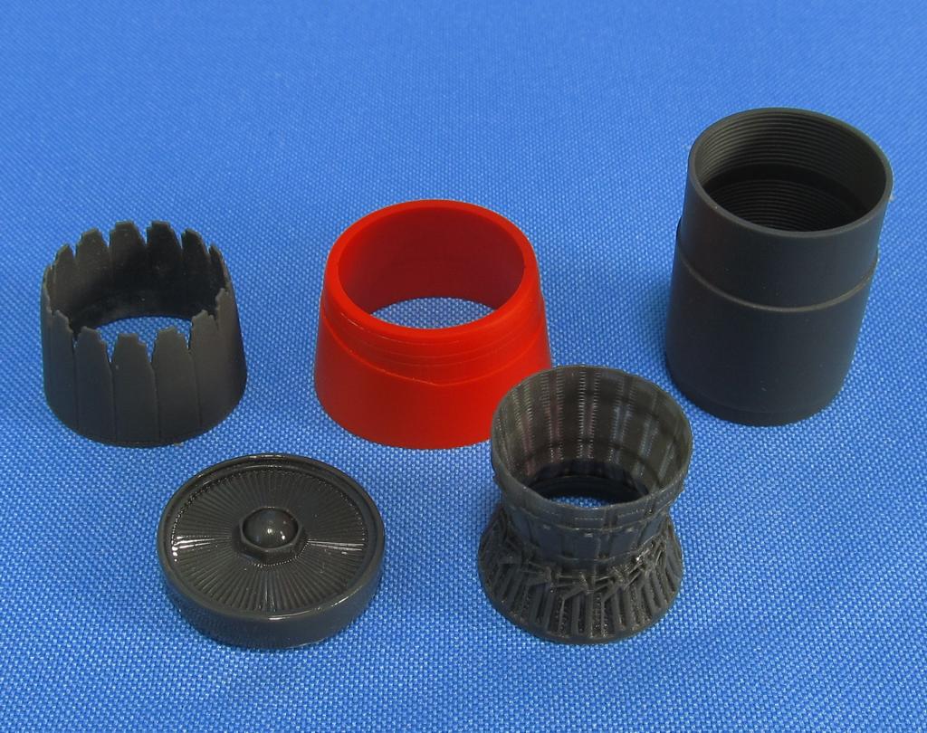 Lockheed-Martin F-16C Jet nozzle for engine F100-PW (designed to be used with Tamiya kits)