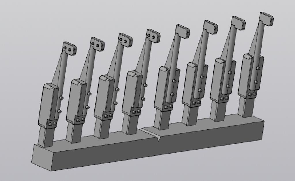 assorted Cockpit Control handles. Part 1